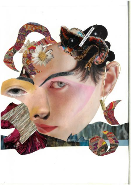 Collage Artwork – "Girl"